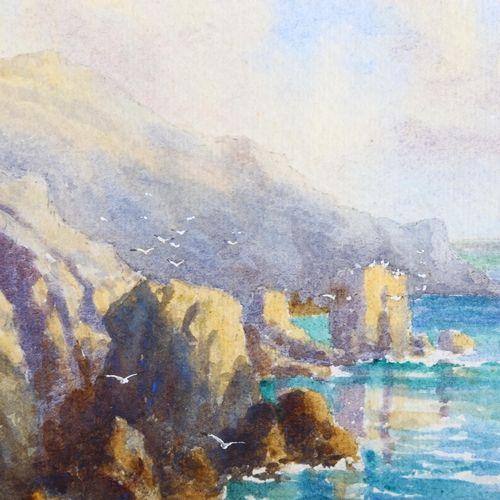 2209 - Clifford Blampied (1875 - 1962), watercolour, Sark coastline, signed, 17cm x 29cm, framed