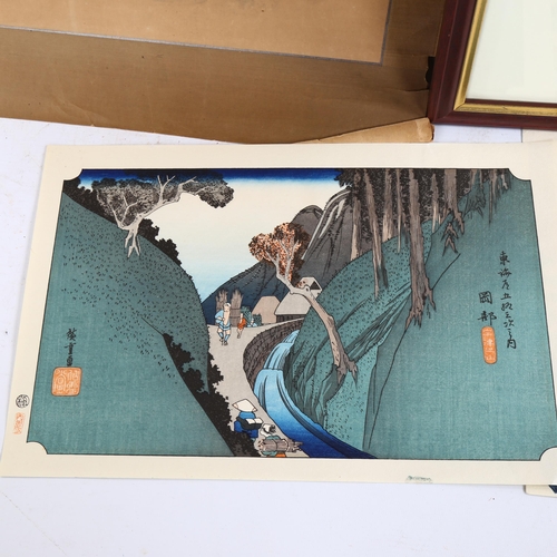 2227 - 5 Japanese woodblock prints