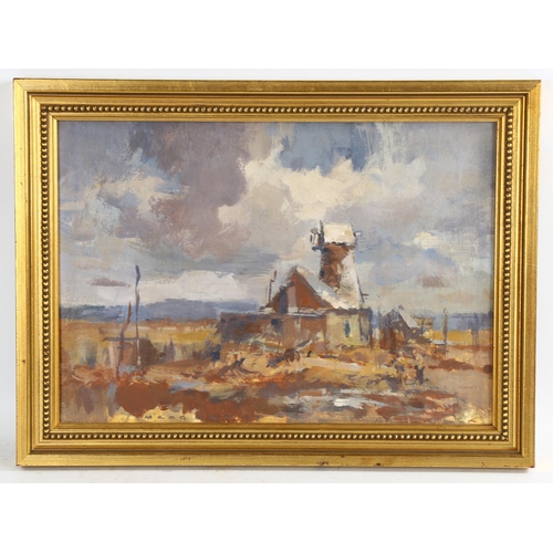 2232 - Malcolm Rogers, oil on board, Old Mill Crowborough, signed and dated '81, 24cm x 34cm, framed