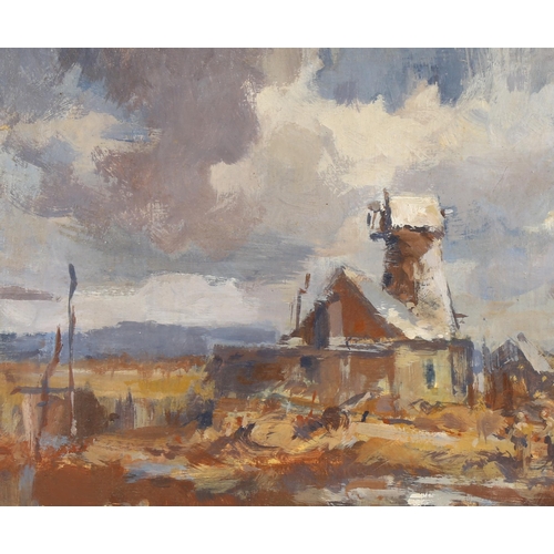 2232 - Malcolm Rogers, oil on board, Old Mill Crowborough, signed and dated '81, 24cm x 34cm, framed