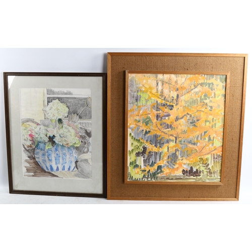 2267 - A group of contemporary paintings by Shirley Rothera, various artists, framed (6)