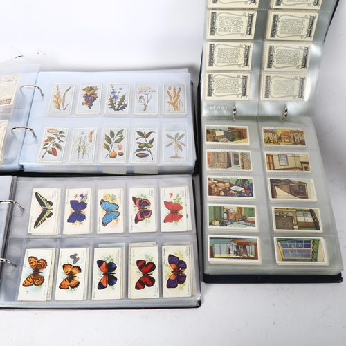 107 - 3 cigarette card albums, all filled with various sets