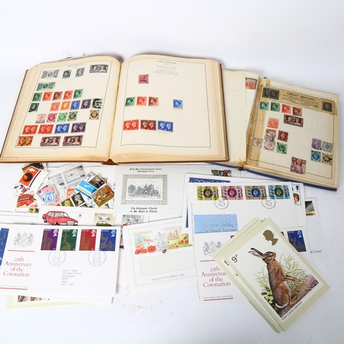 109 - 2 Vintage postage stamp albums, including Queen Victorian Penny Red etc
