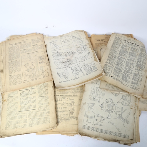 113 - EARLY MOTORING INTEREST - a group of 1920s car Repair and Spares instruction booklets