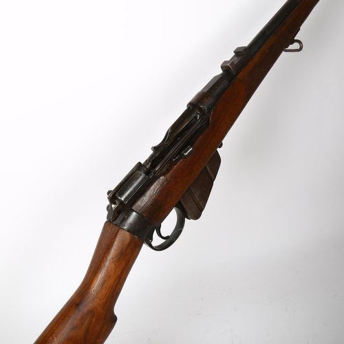 26 - SMLE Enfield .303 calibre rifle, overall length 110cm, with certificate of deactivation