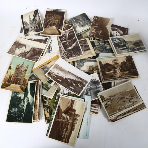 97 - Various loose postcards, including greeting and topographical examples