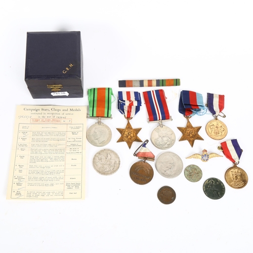 153 - A group of Second World War campaign and service medals, comprising 1939 - 45 Star, France and Germa... 