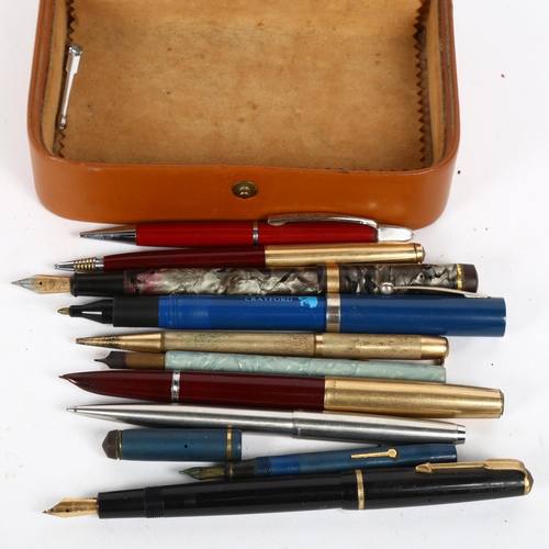 171 - Various Vintage pens, including Parker, Onoto, Yard-O-Led etc