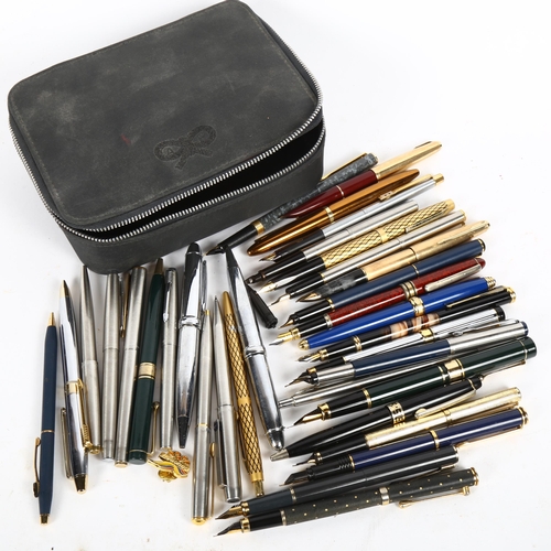 178 - Various pens, including Parker and Messenger