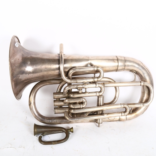 264 - F BESSON - a silver plated and 