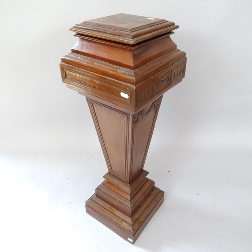 2063 - A French Empire style pedestal plant stand, 30cm x 88cm