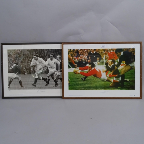 1921 - 2 limited edition prints, from the Rugby Greats Series 1978, Wales vs Scotland, and Five Nations Cha... 