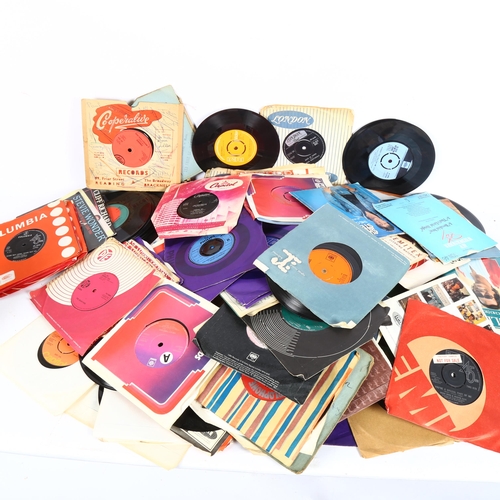 273 - A quantity of vinyl 45s and singles, including The Beatles, Elvis Presley etc