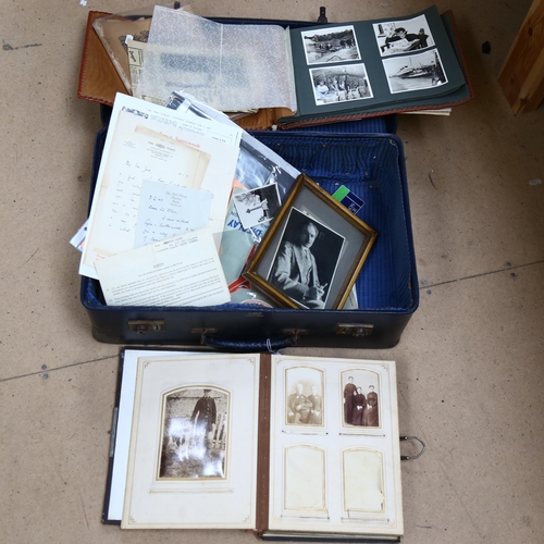 392 - Various ephemera, including family photograph album, letters etc