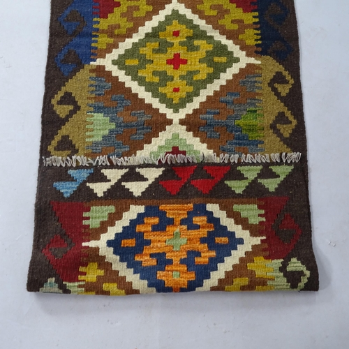 2355 - A Maimana Kilim runner, 194cm x 64cm