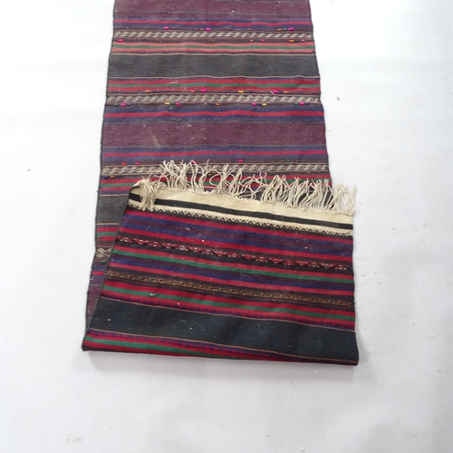 2371 - A Tunisian Kilim runner, 275cm x 72cm