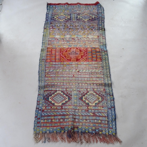 2377 - A Berber Kilim runner, 200cm x 88cm