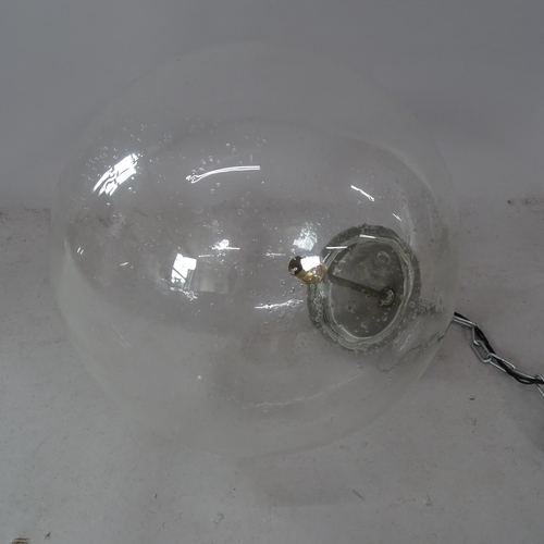 2384 - A globular ceiling light, D40cm