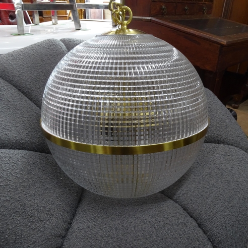 2385 - A Parisian globe ceiling light, by Pure White Lines, D50cm