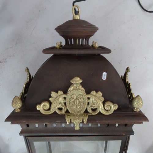 2387 - A Parisian casino lantern, by Pure White Lines, W44cm, H100cm