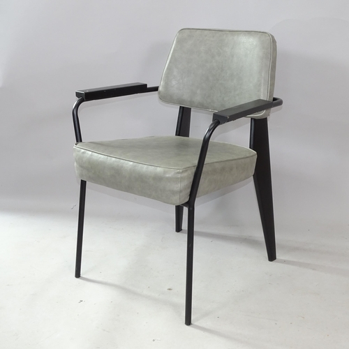 2282 - A mid-century style industrial design armchair