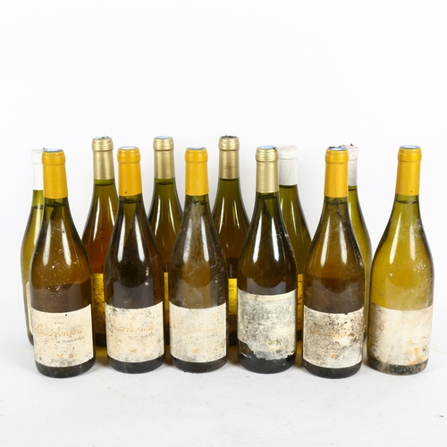 406 - 12 bottles of white wine, 5 x Les Fontanelles 2003 Viognier, 4 x 2001 Chardonnay - De Pennautier,  3... 