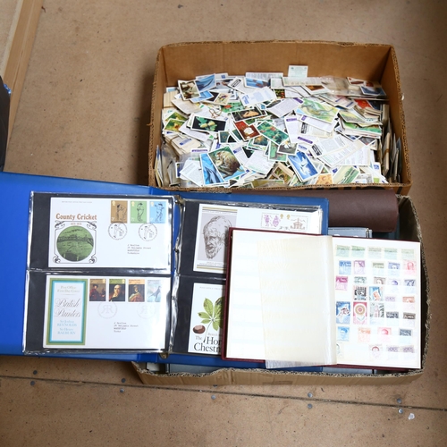 444 - A large quantity of cigarette cards and albums