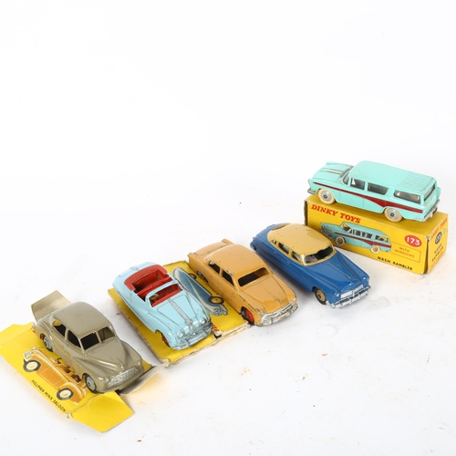 461 - A quantity of boxed and loose Dinky toys, including Hillman Minx saloon, Packard convertible is box ... 