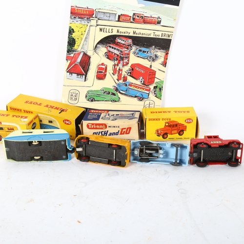 464 - A selection of Dinky and other vehicles, 4 boxed vehicles including Tri-ang, Macleans Teeth Whitenin... 