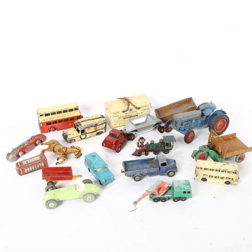 469 - A quantity of diecast vehicles and accessories, including Dinky and Matchbox