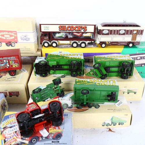 479 - A collection of boxed Corgi Classics and Corgi circus vehicles, includes Chipperfield's Circus and B... 