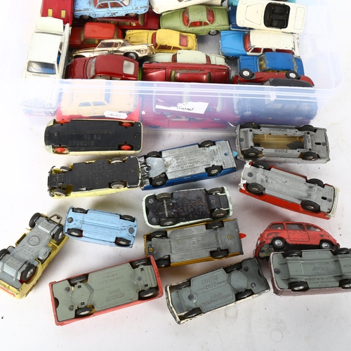 481 - A boxful of Corgi Matchbox Tri-ang and Spot On diecast vehicles