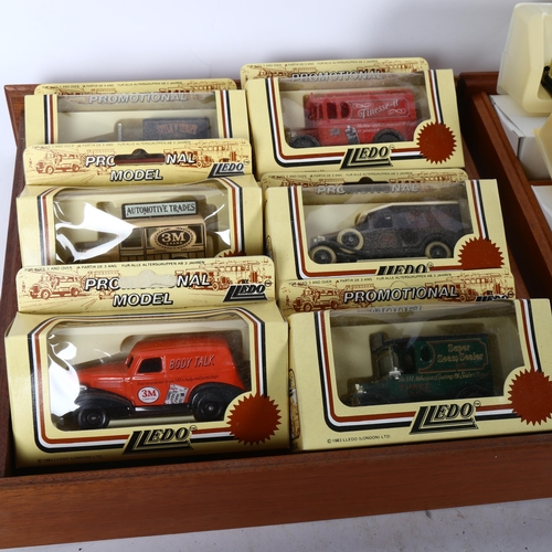 485 - A collection of Lledo promotional model diecast vehicles, all vehicles are boxed and have accompanyi... 