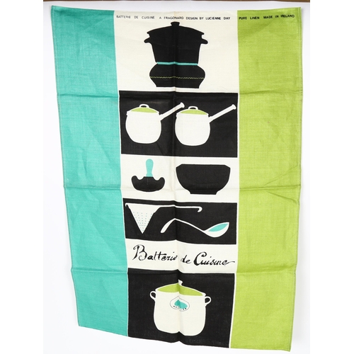 746 - A Vintage Irish pure linen tea towel, designed by Lucienne Day 