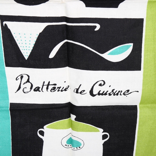 746 - A Vintage Irish pure linen tea towel, designed by Lucienne Day 