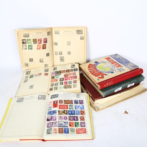 767 - Various Vintage postage stamps and albums