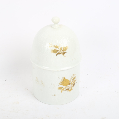 793 - Bjorn Winbland Rosenthal Group Germany Classic Rose lidded jar, height 15cm