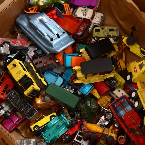 491 - A box of Corgi, Tonka and Dinky diecast vehicles among others