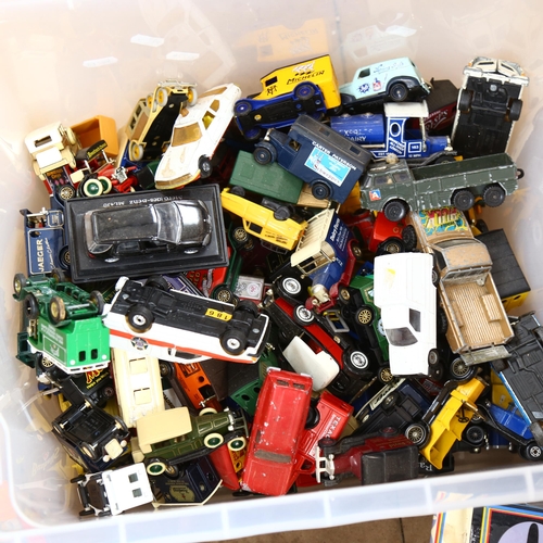547 - A large quantity of LEGO pieces, stamp albums etc (2 boxfuls)