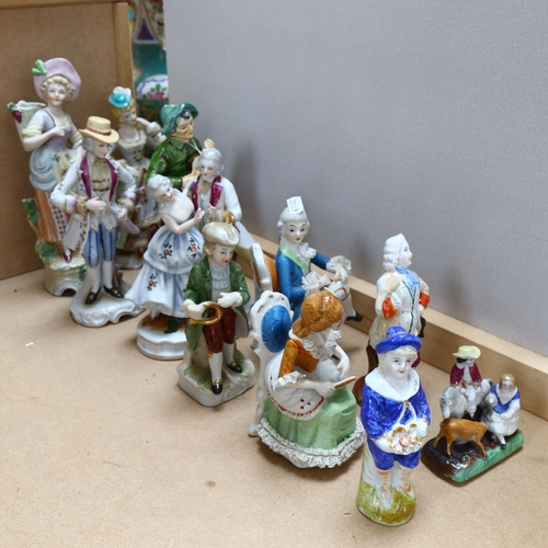 557 - 11 various porcelain figures