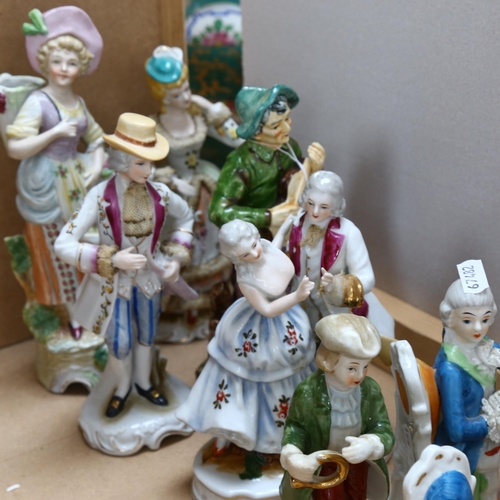 557 - 11 various porcelain figures