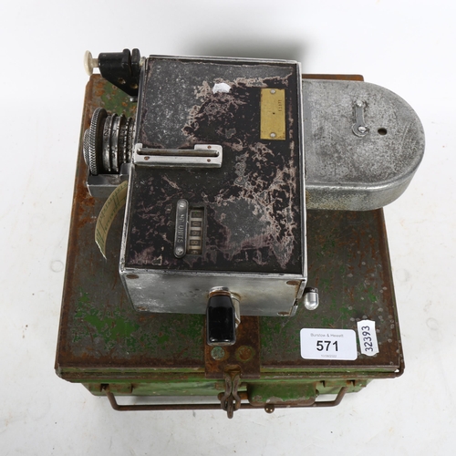 571 - A Setright no. 13877 ticket machine, boxed