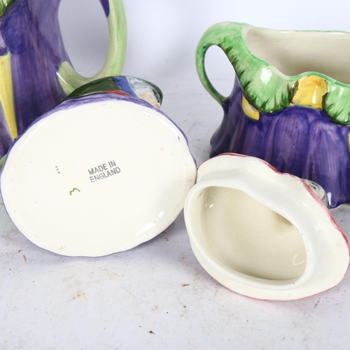 615 - A Staffordshire Radford design novelty 3-piece tea set, 