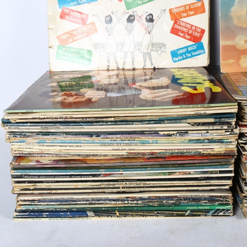 625 - Various Vintage vinyl LPs and records, including Pink Floyd, Bob Dylan, The Who, Queen, Booker T & T... 