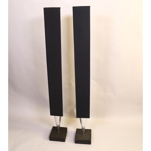 291 - BANG & OLUFSEN (B&O) - a pair of BeoLab 8000 floor standing loud speakers, with black cabinet covers... 