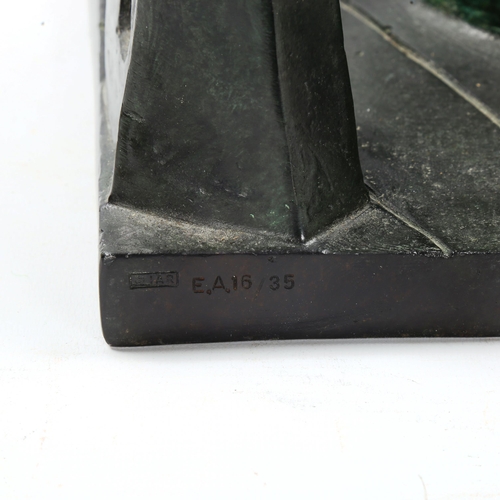 1052 - SALVADOR DALI (1904 - 1989) - Vision Of The Angel, bronze sculpture circa 2010, artist's proof no. 1... 