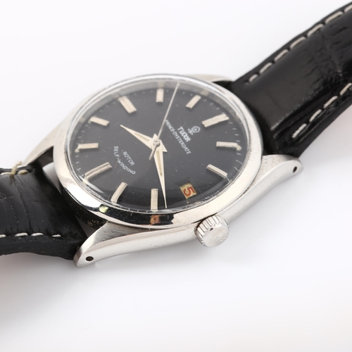 1 - TUDOR - a Vintage stainless steel Prince Oysterdate automatic wristwatch, ref. 7966, circa 1960s, bl... 