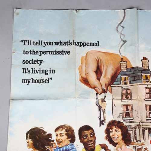1021 - British Film Quad Movie Poster, Rising Damp, 1980, 30 x 40