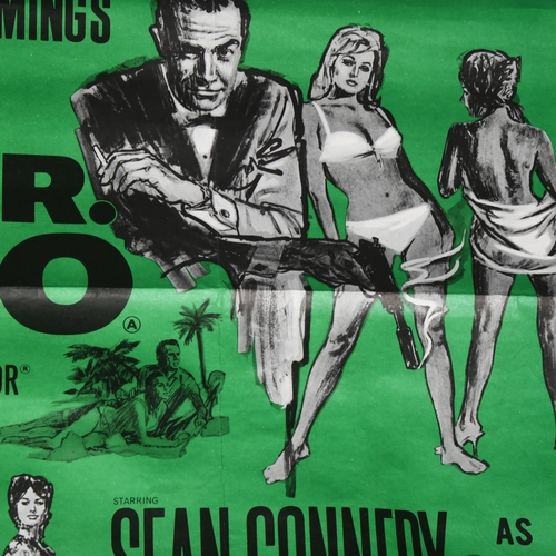 1022 - Film Poster - James Bond - Dr No (UA 1962) British Double Crown re-release 1968, 20