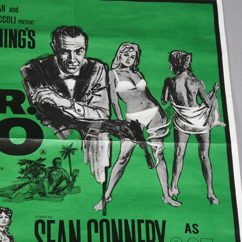 1023 - Film Poster - James Bond - Dr No (UA 1962) British Double Crown re-release 1968, 20